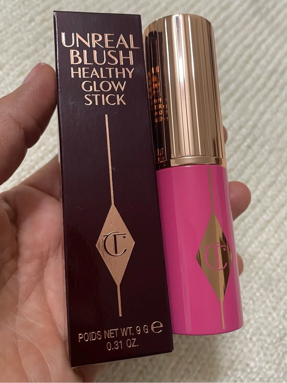 Charlotte Tilbury Unreal Blush Healthy Glow Stick - Pinky Glow